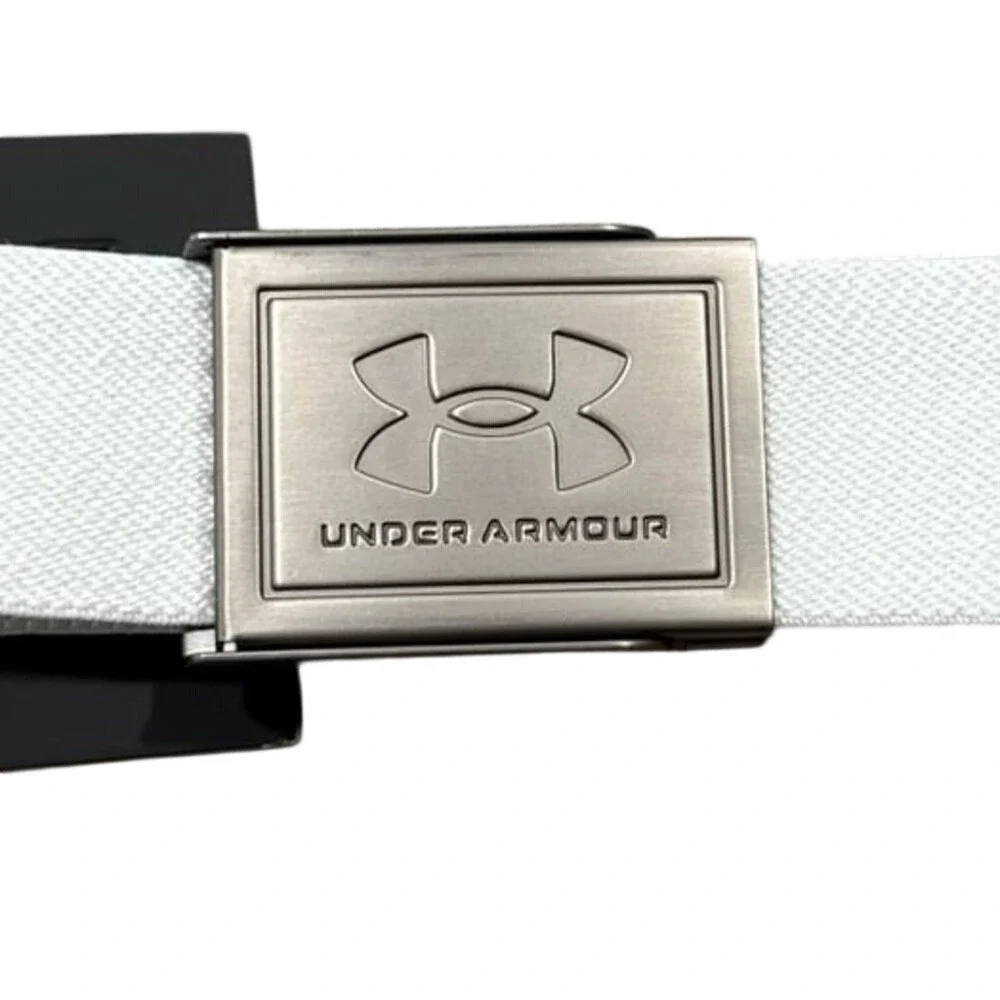 Under‎ Armour Webbing Belt, White, Men's OSFM – NWT